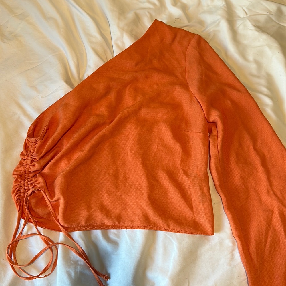 NEW W/TAG ASOS orange one shoulder top